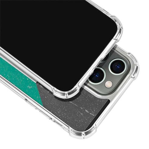Kuwait Flag Distressed iPhone 14 Pro Clear Case
